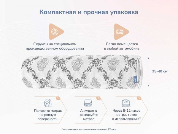 Матрас Dimax Твист ролл медиум мемори (Твист&nbsp;ролл&nbsp;медиум&nbsp;мемори)